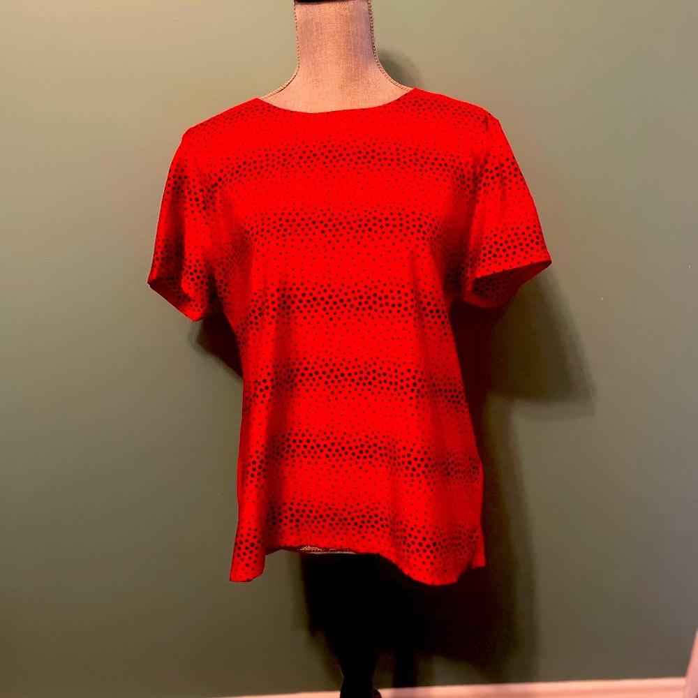 Tommy Hilfigure red blouse